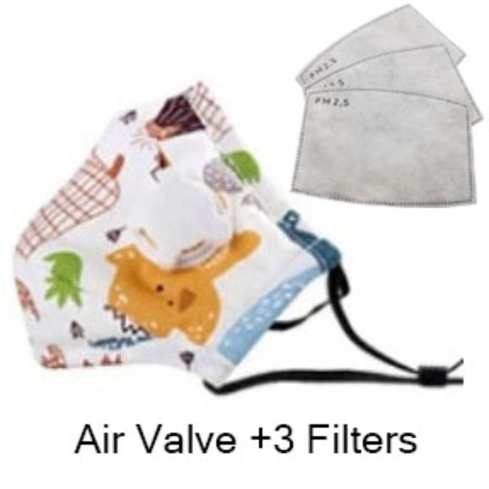 Children's Washable Cotton Face Mask - Animals